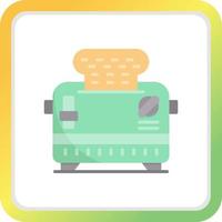 Toaster Creative Icon Design vector