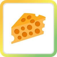 diseño de icono creativo de queso vector