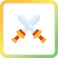 Sword Creative Icon Design vector