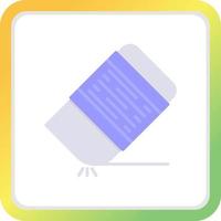 Eraser Creative Icon Design vector