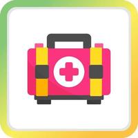 First Aid Kit Creative Icon Design vector