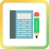 Notebook Creative Icon Design vector