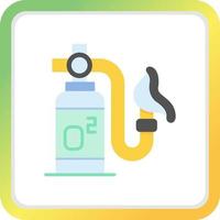 Oxygen Mask Creative Icon Design vector