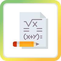 Maths Creative Icon Design vector