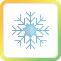 diseño de icono creativo de copo de nieve vector