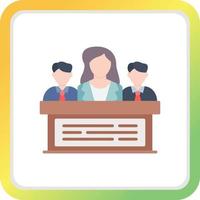 Jury Creative Icon Design vector