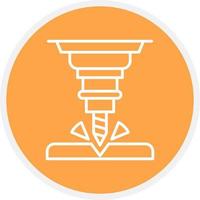 Drill Creative Icon Design vector