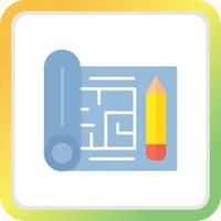 Floor Plan Creative Icon Design vector