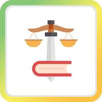 Law Creative Icon Design vector