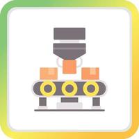 Conveyor Belt Creative Icon Design vector