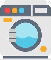 Washing Machine Creative Icon Design vector