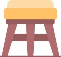 Stool Creative Icon Design vector