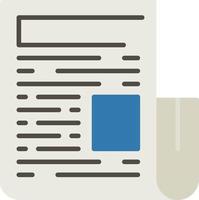 News Paper Creative Icon Design vector