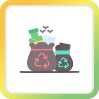 Garbage Creative Icon Design vector