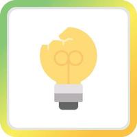 Light Bulb Creative Icon Design vector