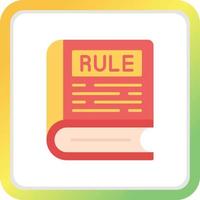 Rule Creative Icon Design vector