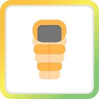 Sleeping Bag Creative Icon Design vector