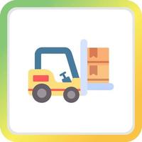 Forklift Creative Icon Design vector