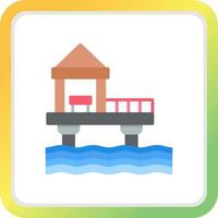 Dock Creative Icon Design vector