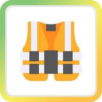 High Visibility Vest Creative Icon Design vector