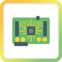 Circuit Board Creative Icon Design vector