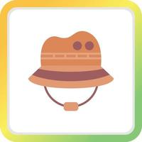 diseño de icono creativo de sombrero vector