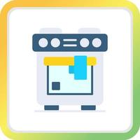 Oven Creative Icon Design vector