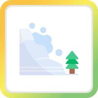 Avalanche Creative Icon Design vector