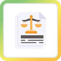 Justice Creative Icon Design vector