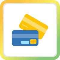 Credit Card Creative Icon Design vector