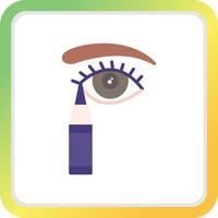 Eyeliner Creative Icon Design vector