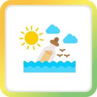 Message In A Bottle Creative Icon Design vector