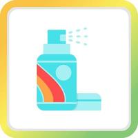 Hairspray Creative Icon Design vector