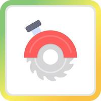 Circular Saw Creative Icon Design vector