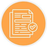 Acceptance Creative Icon Design vector