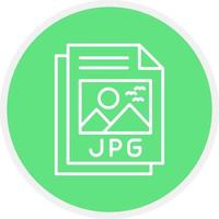 Jpg File Creative Icon Design vector