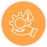 Risk Creative Icon Design vector