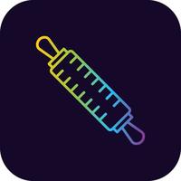 Rolling Pin Creative Icon Design vector