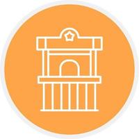 Ticket Box Creative Icon Design vector