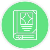 Closed Book Creative Icon Design vector