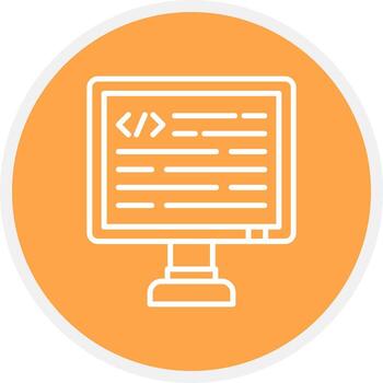 Code Creative Icon Design vector