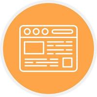 Browser Creative Icon Design vector