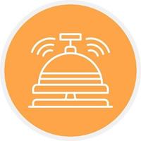 Reception Bell Creative Icon Design vector