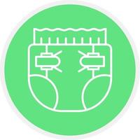 Diaper Creative Icon Design vector