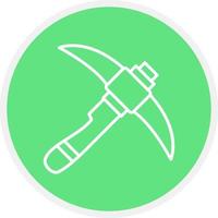 Pickaxe Creative Icon Design vector