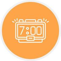 diseño de icono creativo de alarma vector