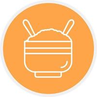 Bowl Creative Icon Design vector