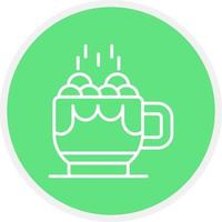 Hot Chocolate Creative Icon Design vector