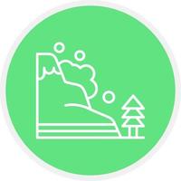 Avalanche Creative Icon Design vector