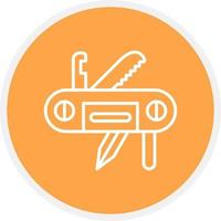 Swiss Army Knife Creative Icon Design vector